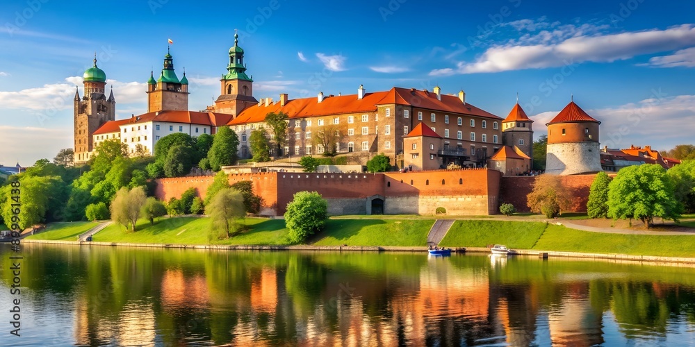 The Wawel Castle and the Wawel Hill constitute the most historically and culturally important site in Poland AI-Generated Conten The Wawel Castle and the Wawel Hill constitute the most historically and culturally important site in Poland AI-Generated Conten