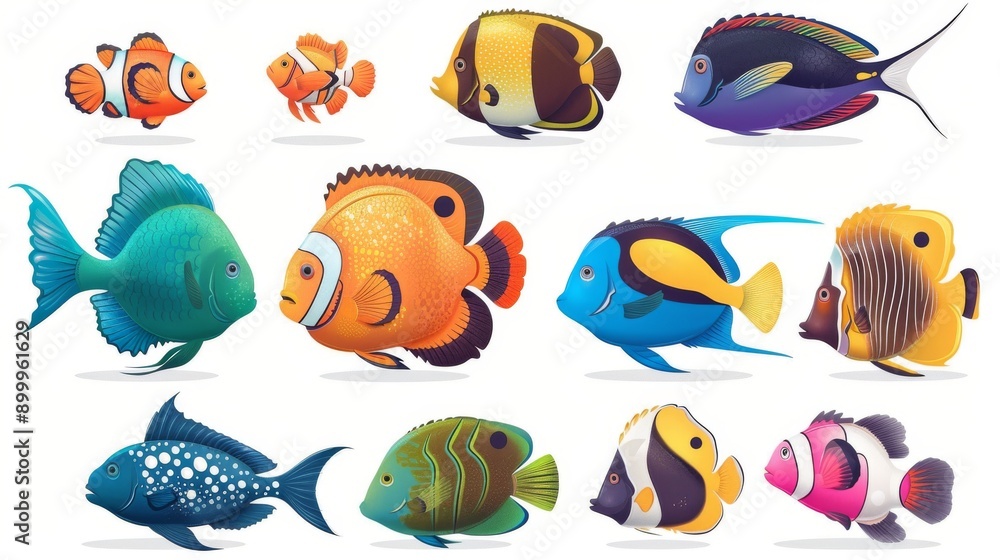 Funny tropical fish Funny tropical fish
