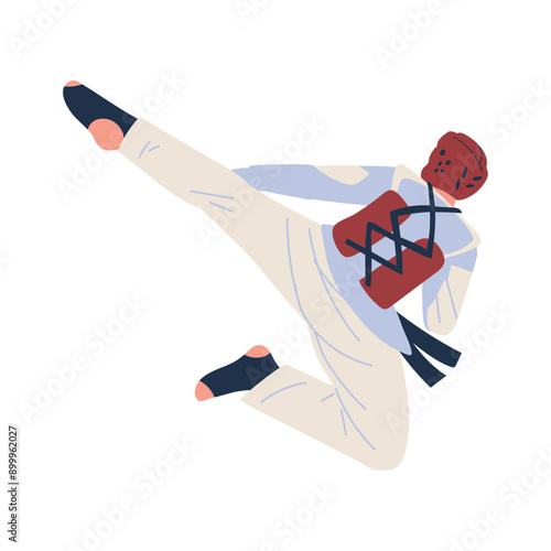 taekwondo fighter combat martial art