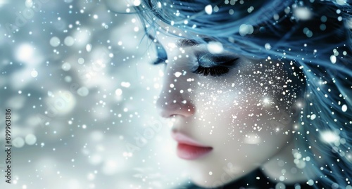 Woman In Snow