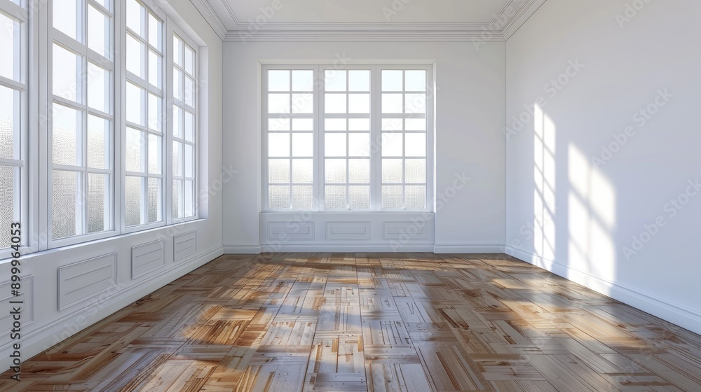 Renovated white room with windows and hardwood floor New apartment available to rent or buy Renovated white room with windows and hardwood floor New apartment available to rent or buy