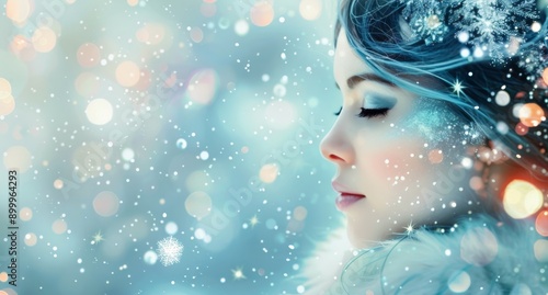 Woman In Snow