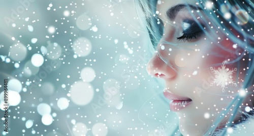 Woman In Snow