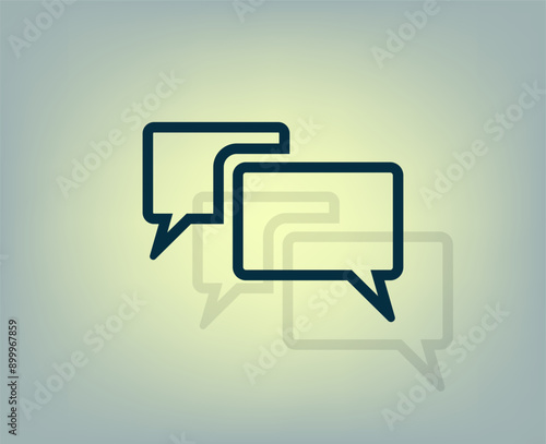 Vector illustration with shadow on gradient background