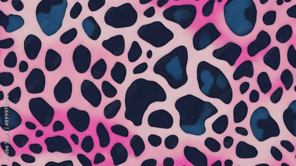 Pink tiger skin pattern surface background. Generative AI Pink tiger skin pattern surface background. Generative AI