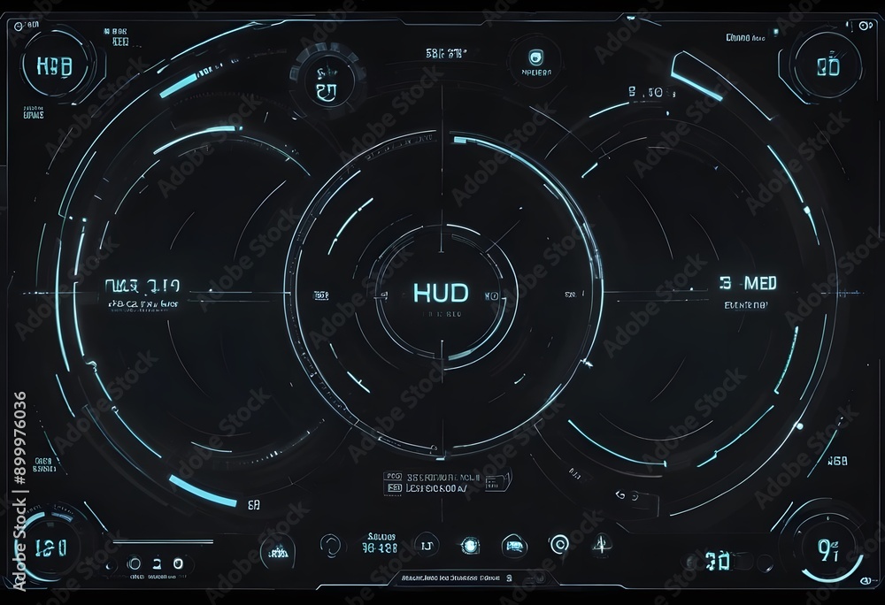 Fototapeta premium hud overlay