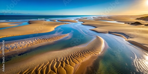 The tide recedes, revealing hidden world of coombs photo