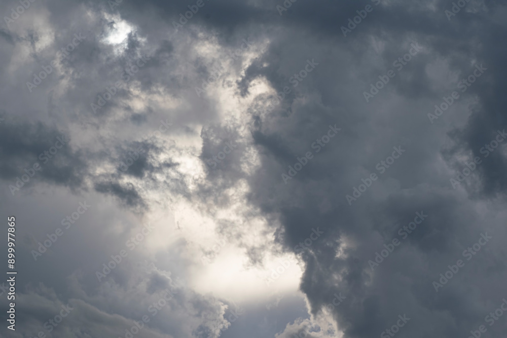 Stormy weather and dark clouds Stormy weather and dark clouds