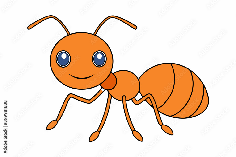 Ant Icon Vector Illustration - Cartoon, Clipart, and Line Art Design Ant Icon Vector Illustration - Cartoon, Clipart, and Line Art Design