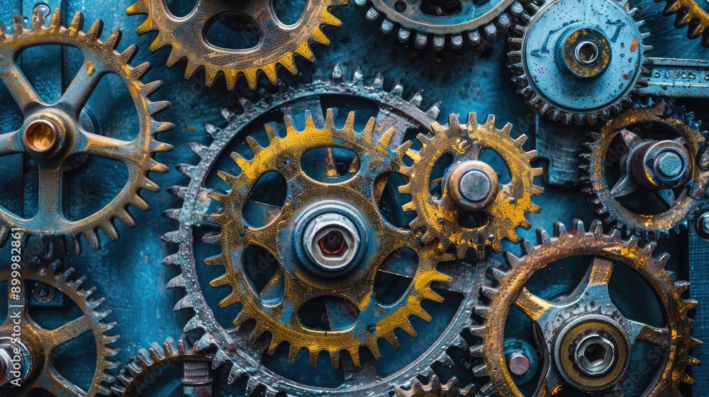 Gears and cogs working in harmony, illustrating partnership and support. Gears and cogs working in harmony, illustrating partnership and support.