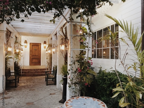Tropical Restaurant Exterior 