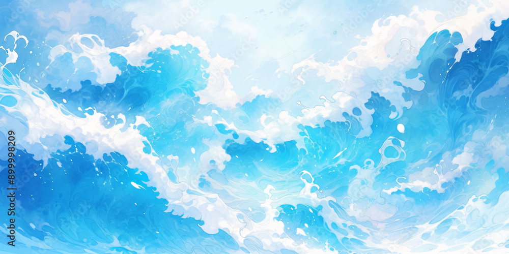 ocean wave pattern watercolor ocean wave pattern watercolor