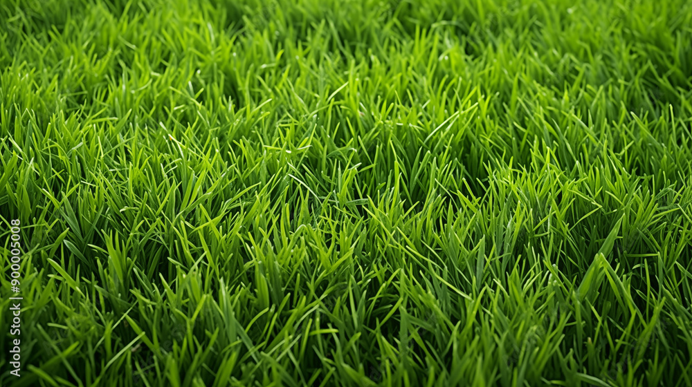 Dense Green Grass Field With Rich Texture And Vibrant Hue Dense Green Grass Field With Rich Texture And Vibrant Hue