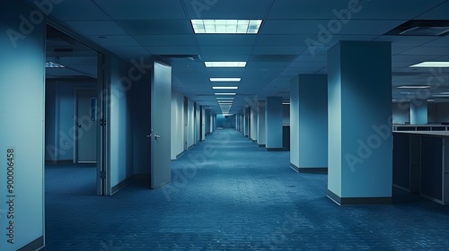 Vacant Office Spaces Signaling Widespread Corporate Layoffs and Economic Downturn