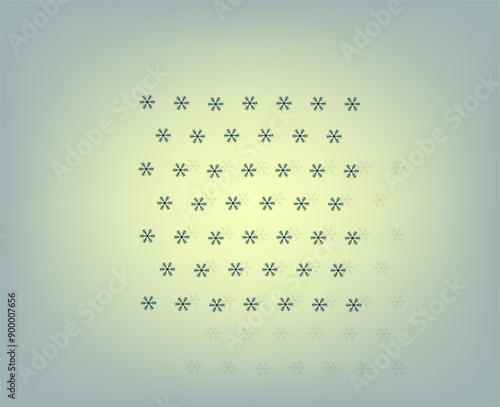 Vector illustration with shadow on gradient background