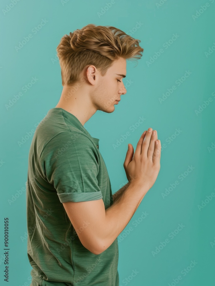 People with praying hands pose People with praying hands pose