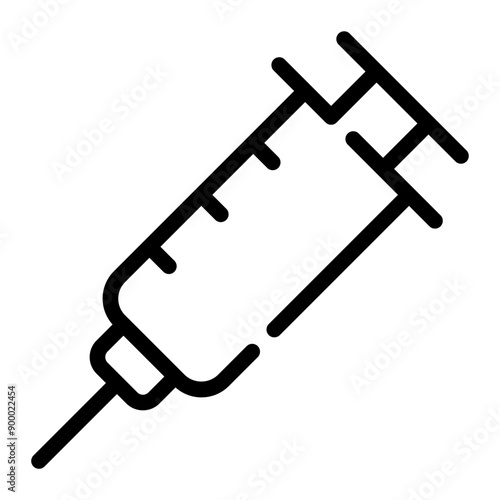 syringe line icon