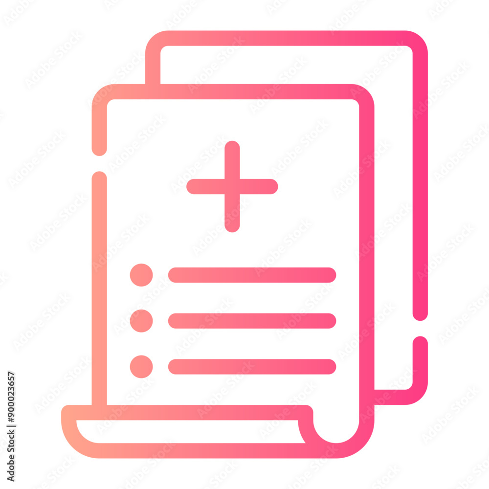 Obraz premium recipe gradient icon