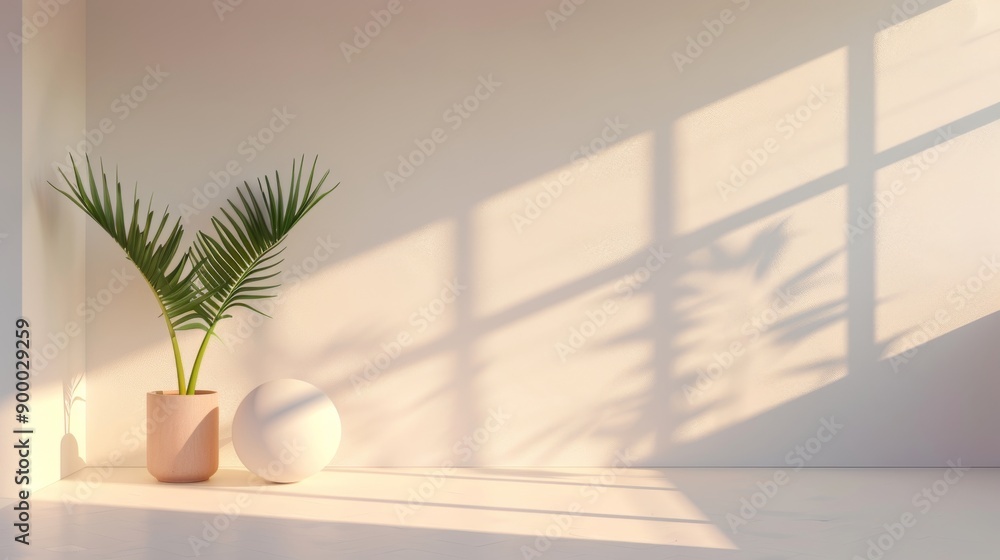 20072351 17 Artistic room with 3D abstract background, soft white gradient design 20072351 17 Artistic room with 3D abstract background, soft white gradient design