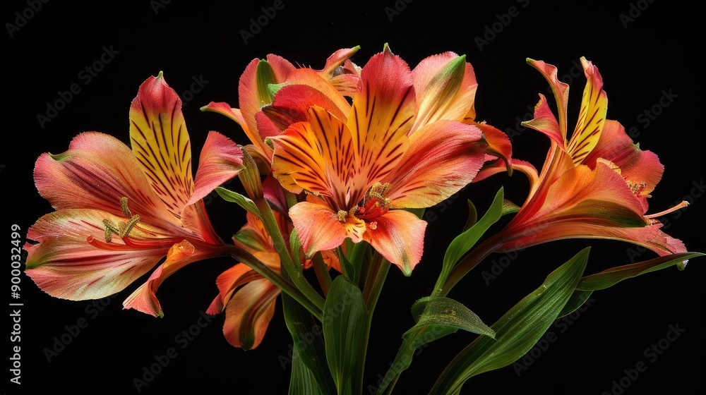 Flowers known as Peruvian lily or lily of the Incas Alstroemeria Flowers known as Peruvian lily or lily of the Incas Alstroemeria