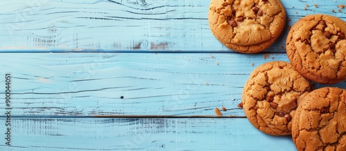 Light blue wooden planks ba...