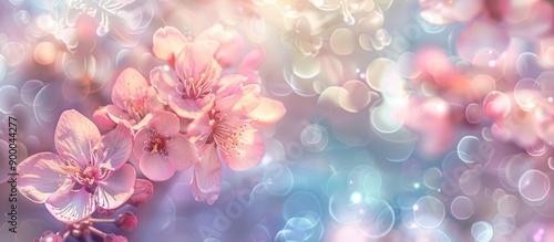 Soft and pastel floral card...