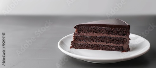 A decadent slice of chocola...