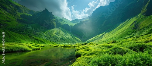 A picturesque depiction of ...