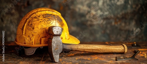 Image of hammer and tools o...