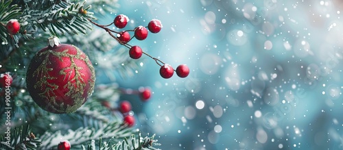 Christmas tree ornament on ...
