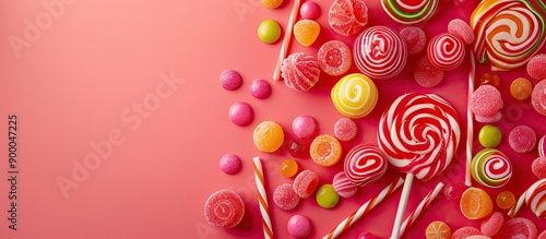 Top view of assorted colorf...