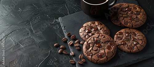 Chocolate cookies made at h...