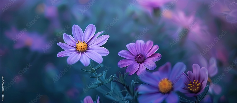 A floral background featuring blooming Romulea columnae on Gran Canaria with copy space image A floral background featuring blooming Romulea columnae on Gran Canaria with copy space image