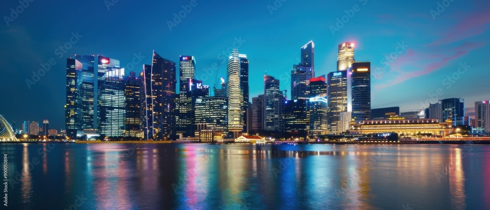 Obraz premium Cityscape at Night