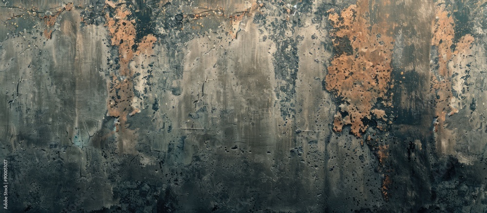 Fototapeta premium Texture of a concrete wall with scratches ideal for backgrounds and design projects with copy space image