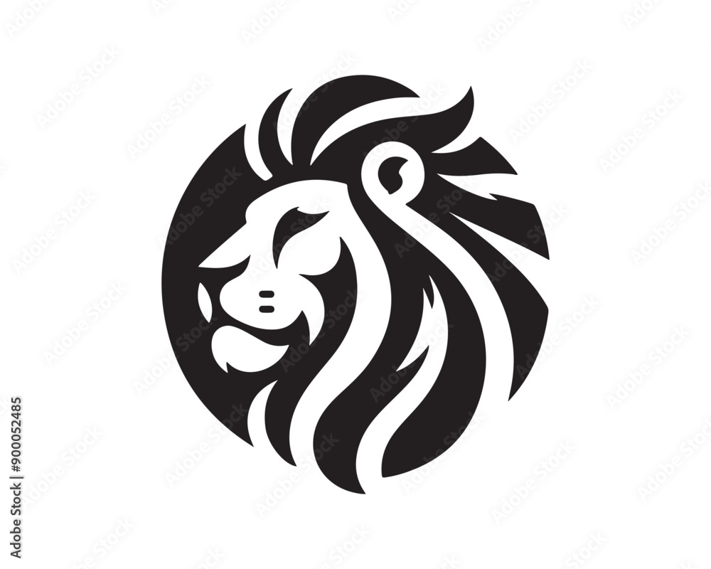 Lion logo design vector template. lion head logo design icon vector illustration Lion logo design vector template. lion head logo design icon vector illustration