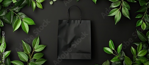 Dark background with green ...