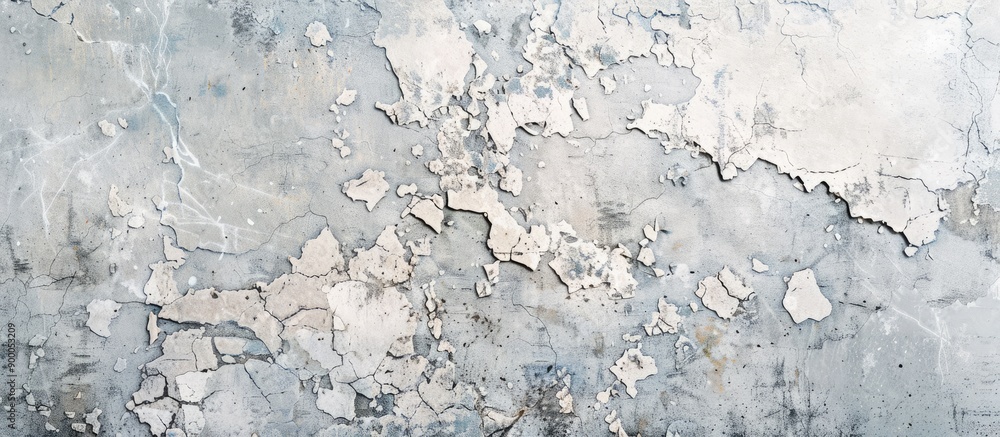 Obraz premium Creative copy space image with concrete texture background featuring noize cracks and paint for text material on various designs like wallpaper advertising materials banners flyers posters and postca