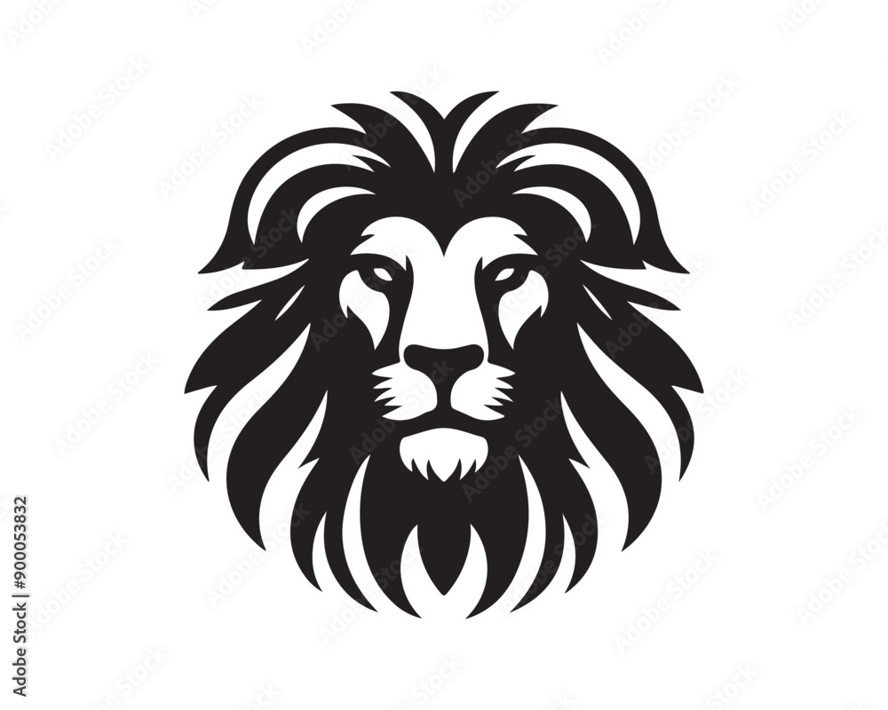 Lion logo design vector template. lion head logo design icon vector illustration Lion logo design vector template. lion head logo design icon vector illustration