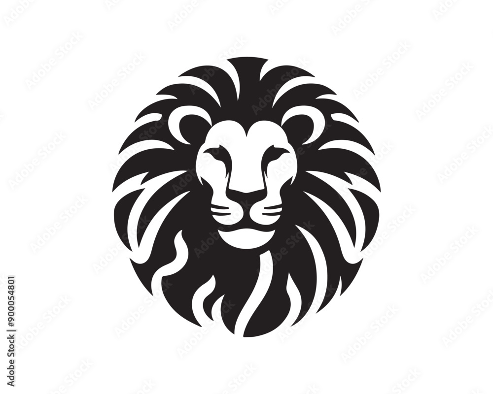 Lion logo design vector template. lion head logo design icon vector illustration Lion logo design vector template. lion head logo design icon vector illustration