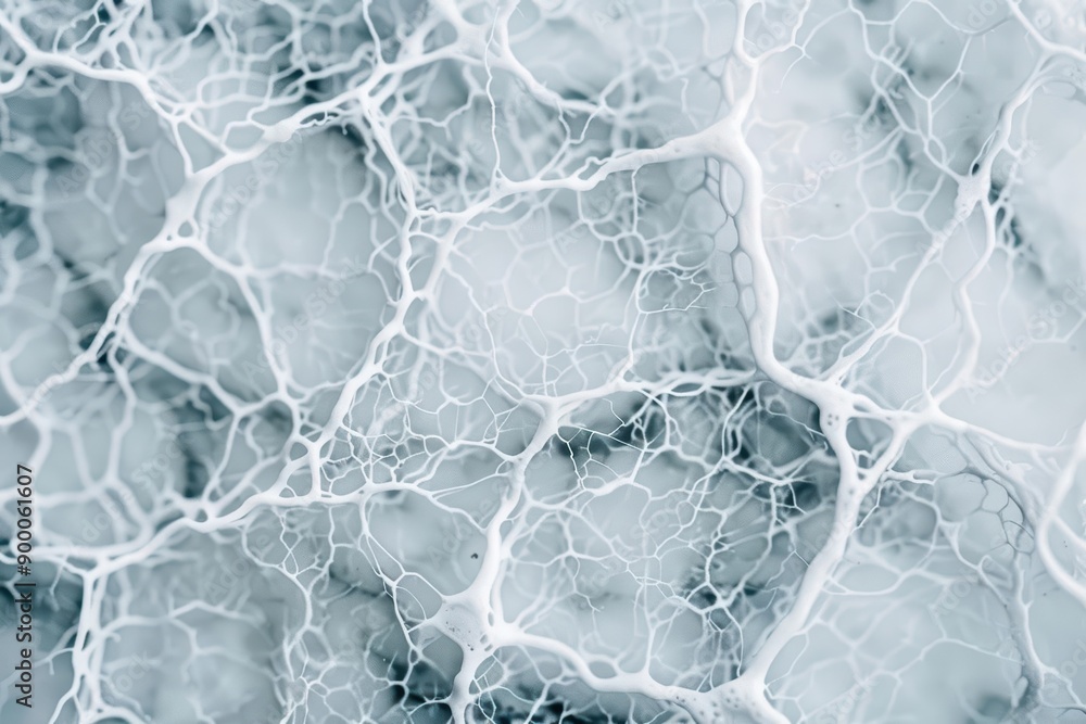 Obraz premium Silver Stain The silver stain method enhances the visibility of certain tissue elements