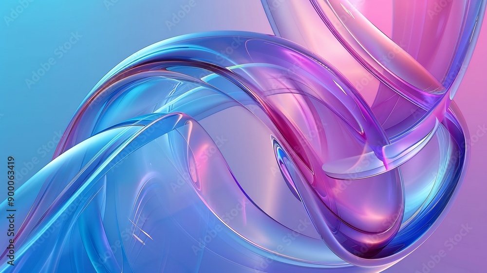 Abstract Purple and Blue Swirls Abstract Purple and Blue Swirls
