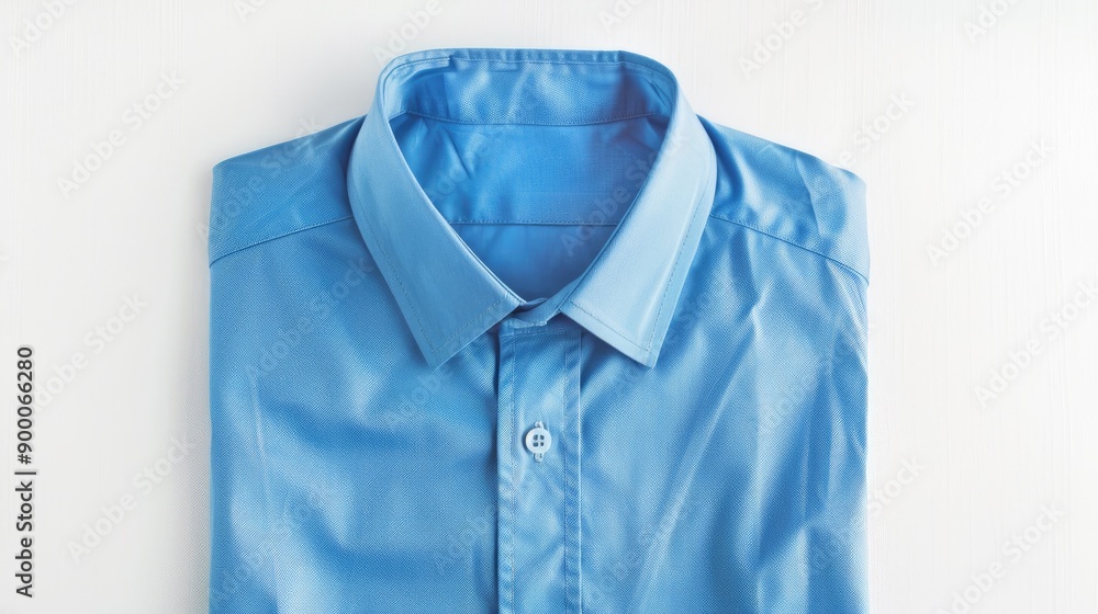 Blue shirt isolated on white background Blue shirt isolated on white background