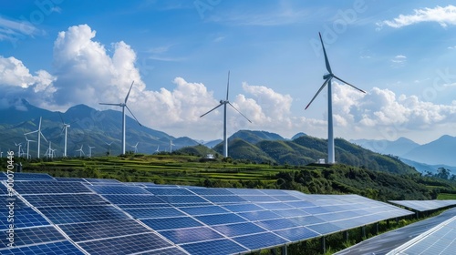 Evaluate the potential of investing in renewable energy photo