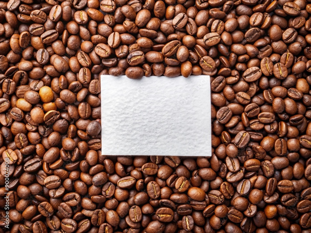 Coffee beans are neatly arranged with an artistic feel Coffee beans are neatly arranged with an artistic feel
