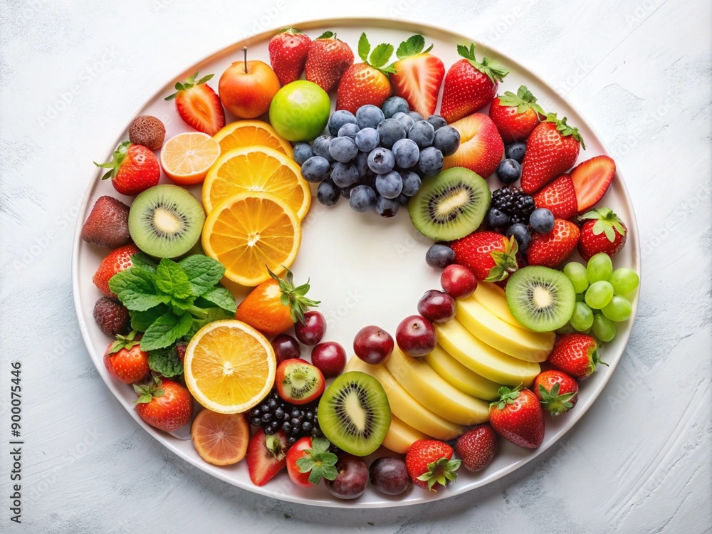 Assorted fruits, fruit platter Assorted fruits, fruit platter