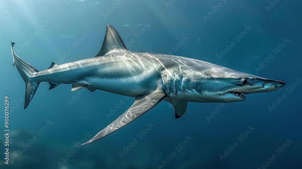 a shark swimming in the ocean with its mouth open a shark swimming in the ocean with its mouth open