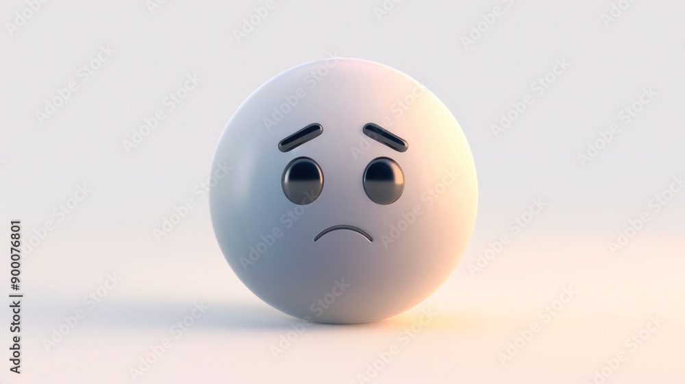A light grey to dark grey gradient emoji with a neutral expression, looking straight ahead, set against a white backdrop, representing balance and moderation A light grey to dark grey gradient emoji with a neutral expression, looking straight ahead, set against a white backdrop, representing balance and moderation