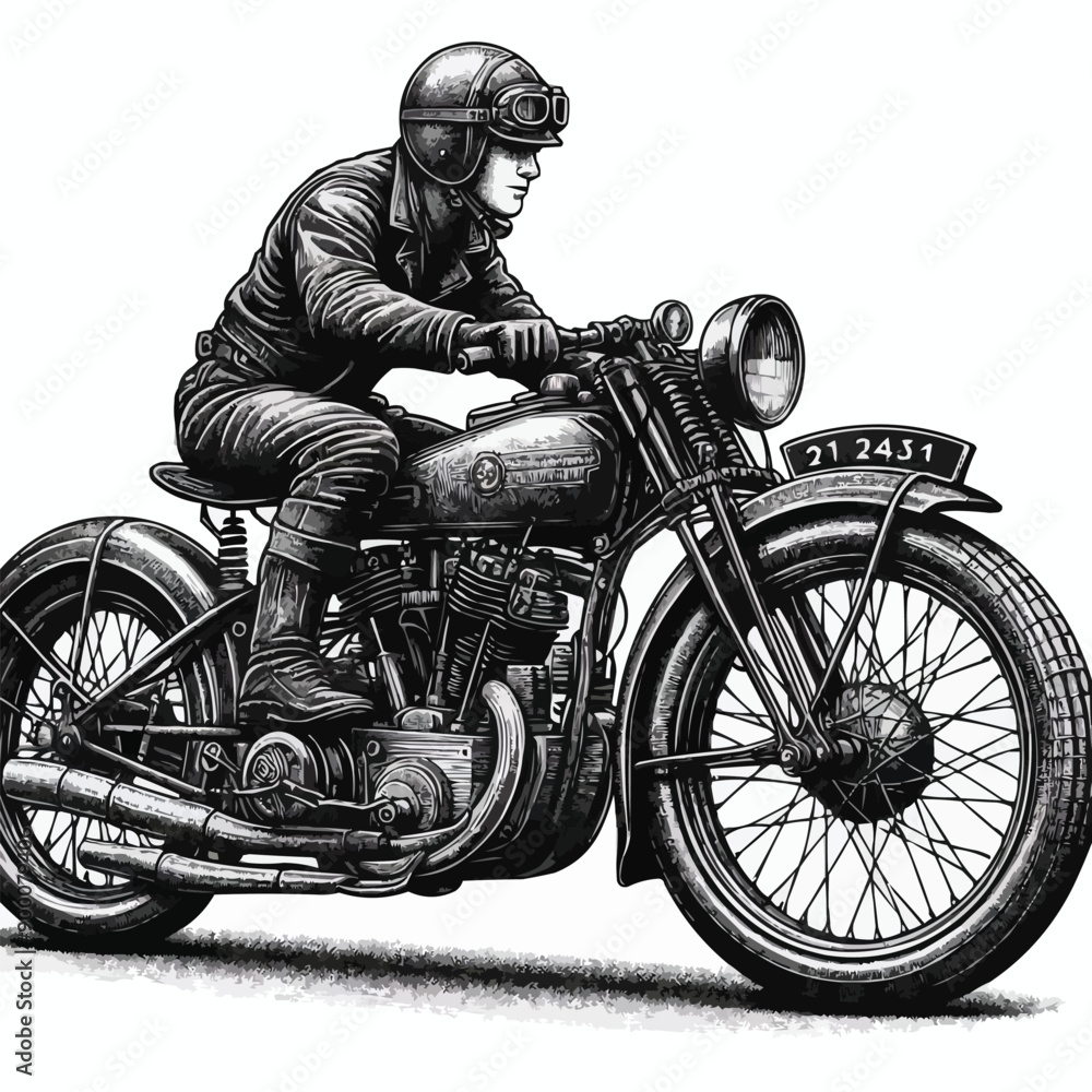 Naklejka premium bike image vector file