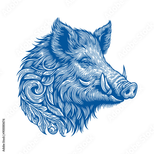 wild boar vector, hog vector, pig vector